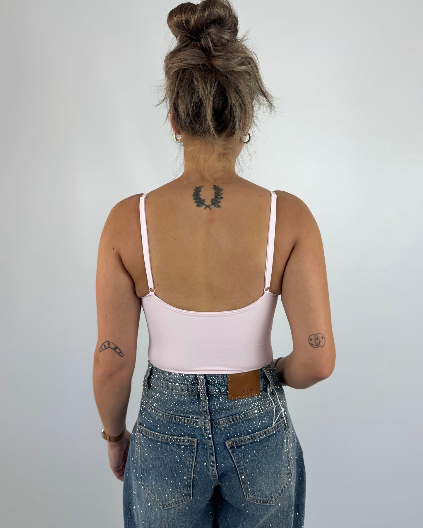 V-Neck Body - Baby Pink
