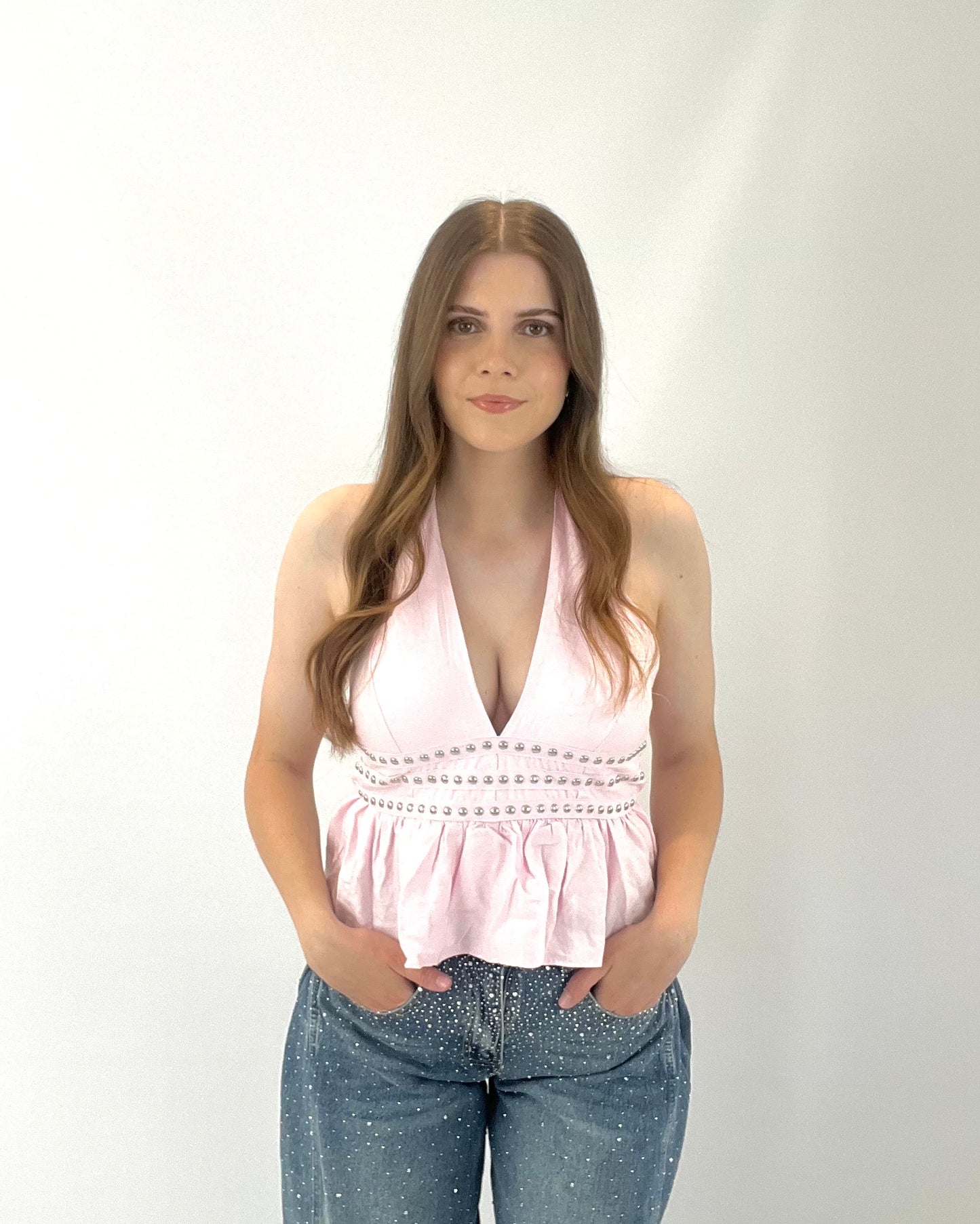 Pink Sparkle Top
