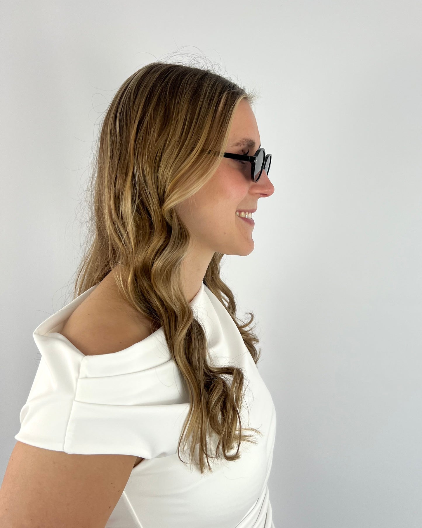 Oval Black Sunglasses
