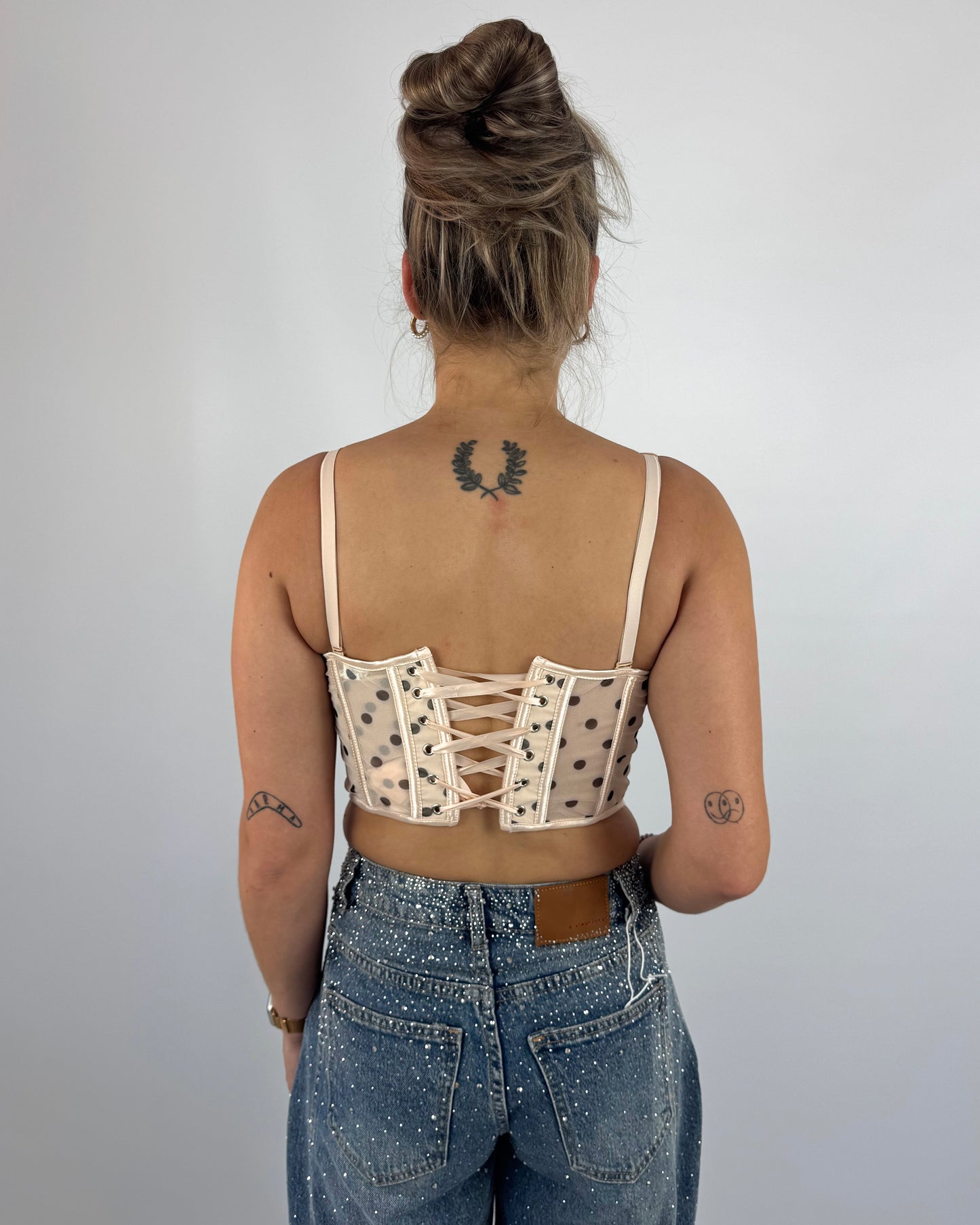 Polka Dot Corset Top
