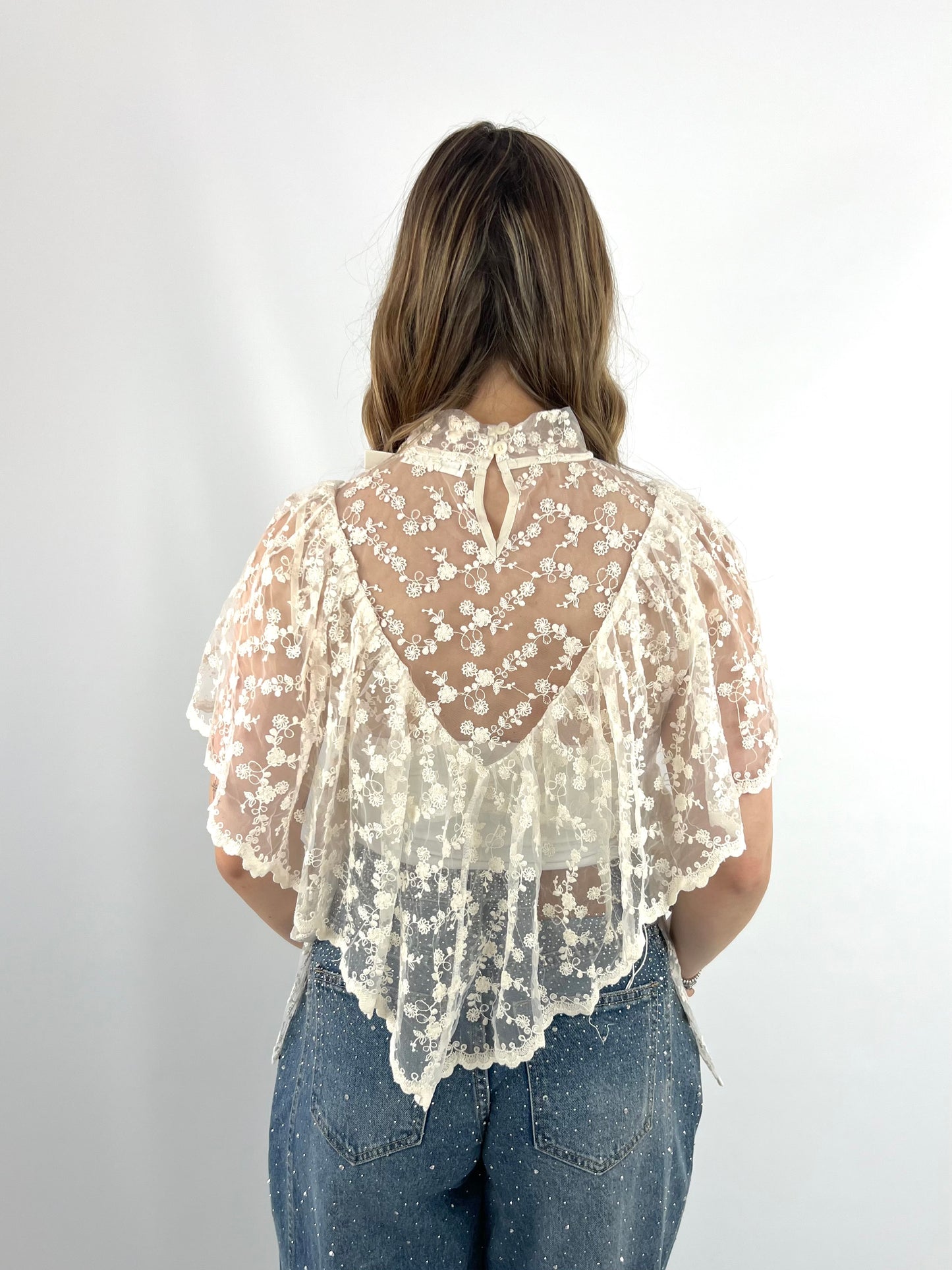 Lace Top - Beige