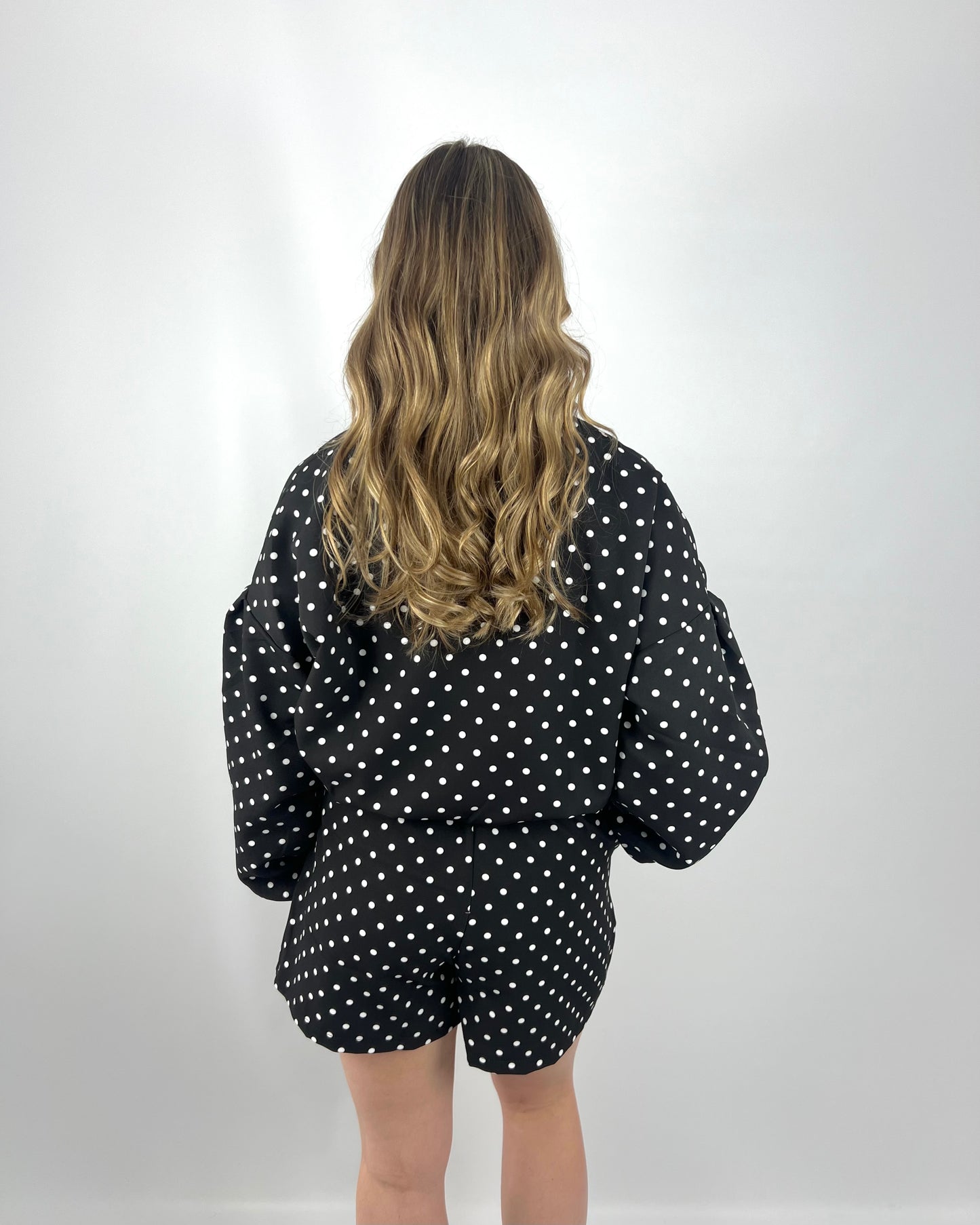 Polka Dot Jacket - Black
