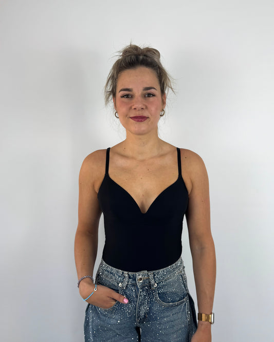 V-Neck Body - Black