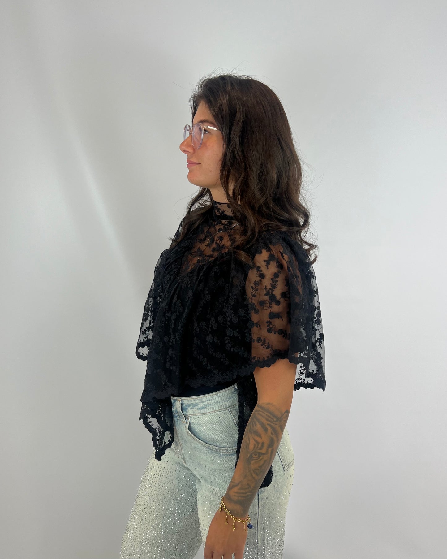 Lace Top - Black