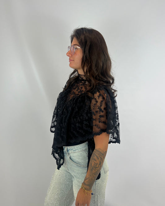 Lace Top - Black