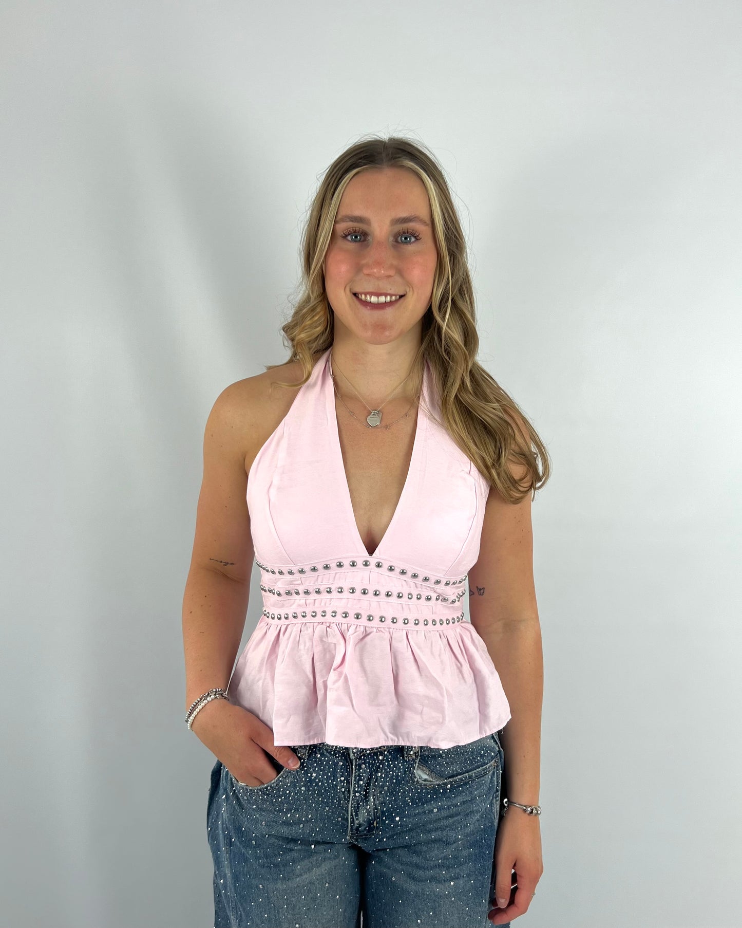 Pink Sparkle Top