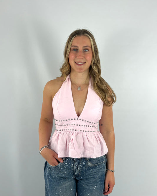 Pink Sparkle Top